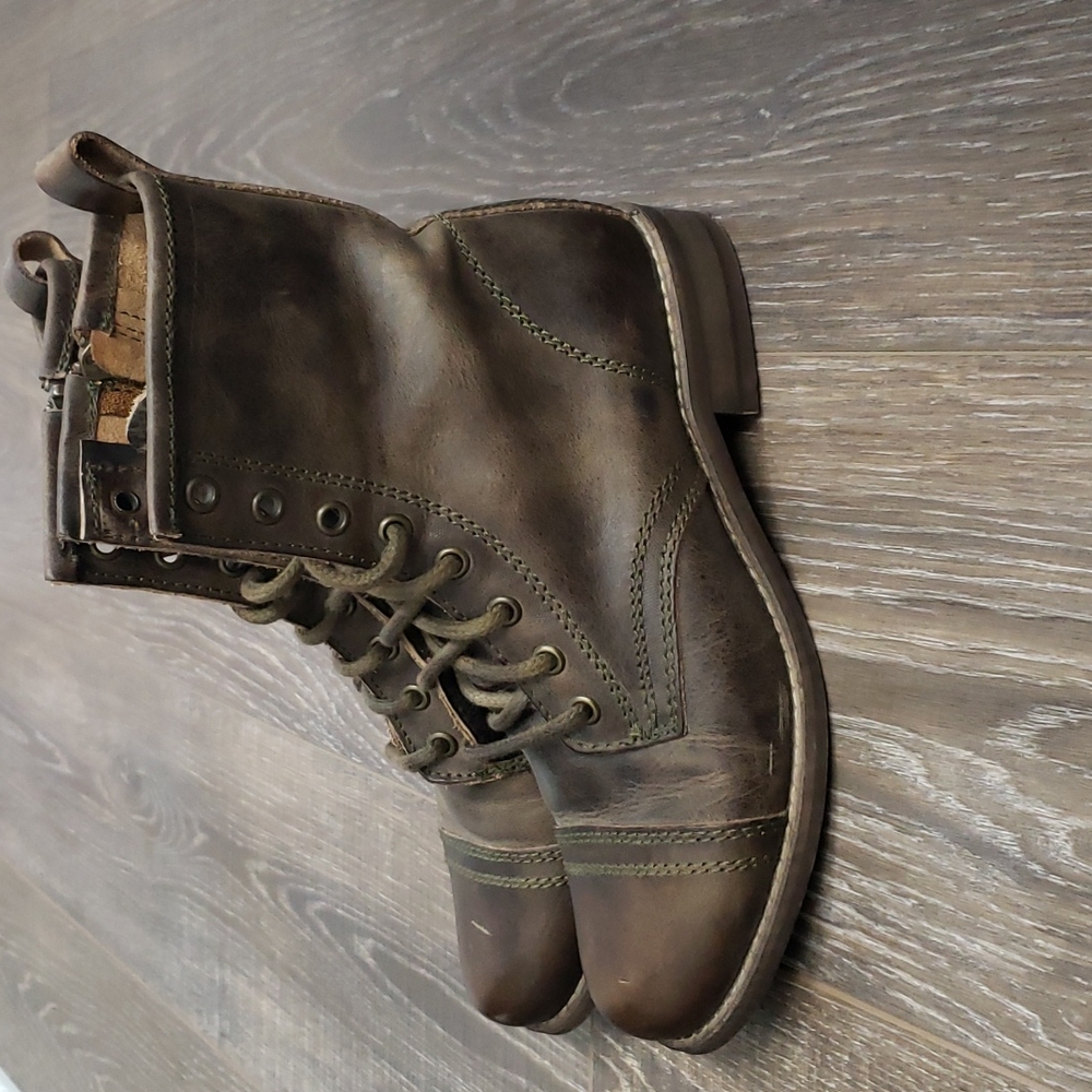 Steve Madden Charrie Distressed Combat Boot - image 1